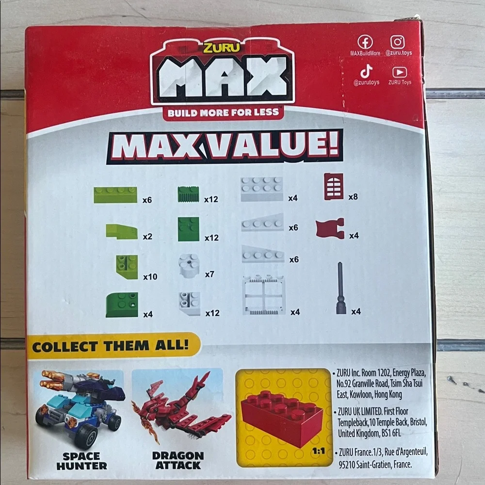 🇺🇸Zuru Max 101 pc Knight’s Castle